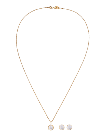 Elli Schmuckset 925 Sterling Silber in Gold