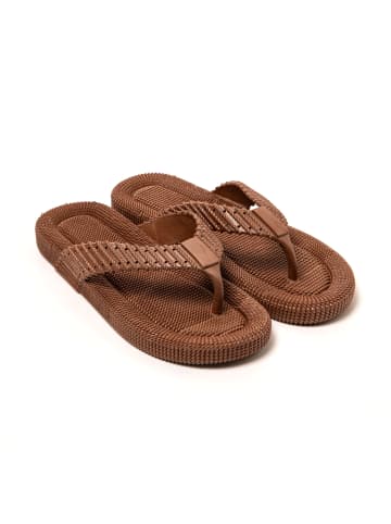 Brasileras Zehentrenner "Sandito" in Braun