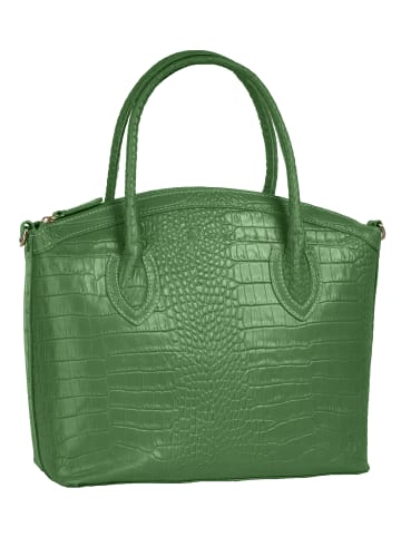 Cluty Handtasche echt Leder in grün