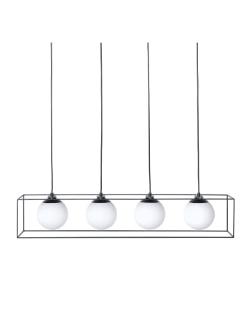 home24 Pendelleuchte Q-Ball II in Weiß
