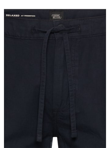 Camel Active Cargo Shorts mit Tunnelzug in Dunkelblau