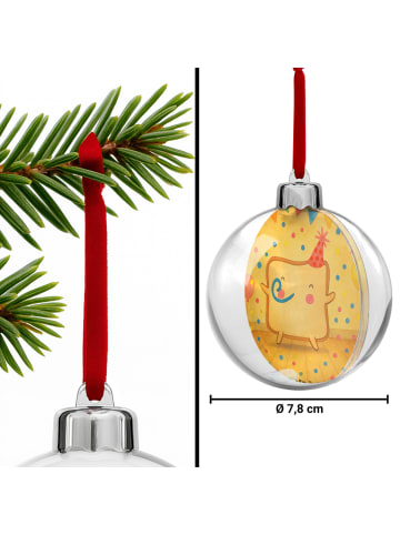 Mr. & Mrs. Panda kunststoff weihnachtskugel Toast Party Design o... in Weiß