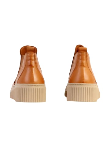 Divine Factory Sneaker Montante aus Leder Alénoa Braun