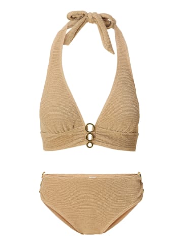 LINGADORE Triangle padded bikiniset Gold beige