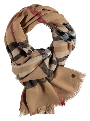 Fraas Schal in camel rot - 0001