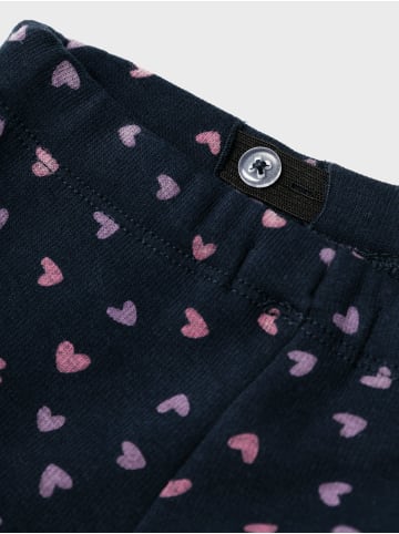 name it Thermo-Leggings in dark sapphire HEART AOP