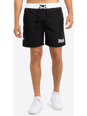 Lonsdale Short "Thorpe Beachshorts Normale Passform" in Schwarz