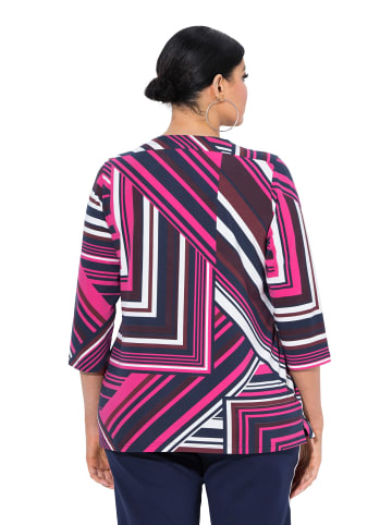 Ulla Popken Shirt in klassisch marine