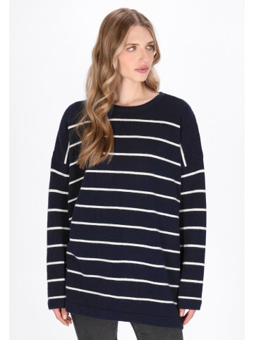 DreiMaster Vintage Women Sweater in navy offwhite