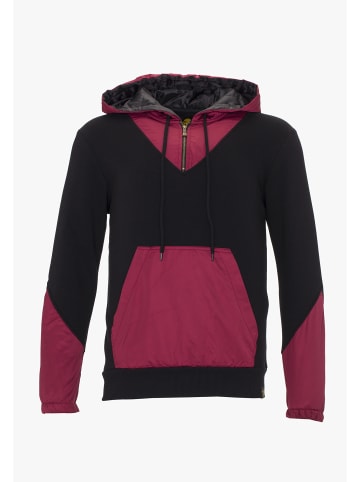 PLUS EIGHTEEN Herren Kapuzenpullover in Schwarz