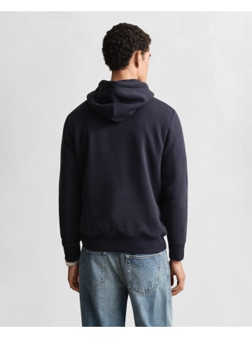 Gant Hoodie in marine mais - 0001
