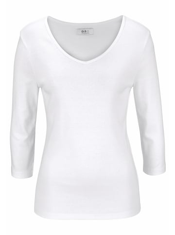 FLASHLIGHTS V-Shirt in wollweiß, schwarz