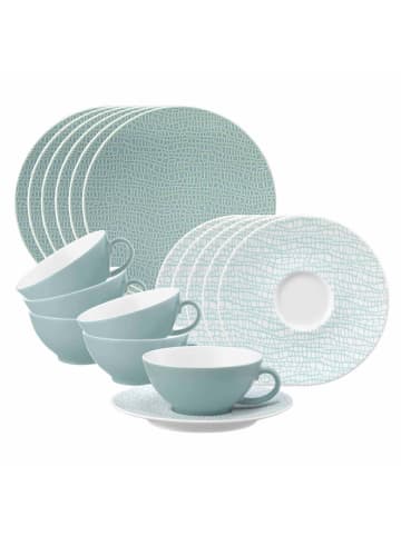Seltmann Weiden 18er Set Teeservice Life Fashion in Green Chic