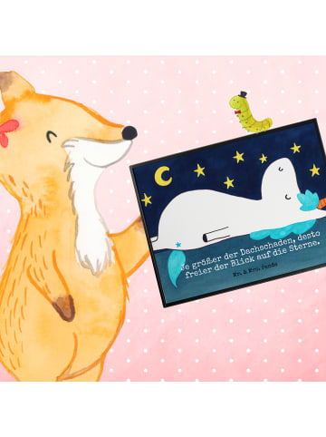 Mr. & Mrs. Panda tischmatte Einhorn Sternenhimmel Design mit Spruch in Weiß