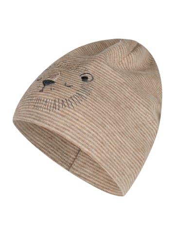 Sterntaler Beanie Löwe in braun mel.