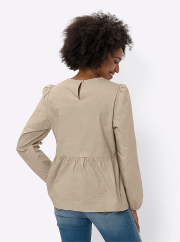 Heine Schlupf-Bluse in beige
