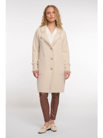RINO&PELLE Joanna Single Breasted Coat in Snow White