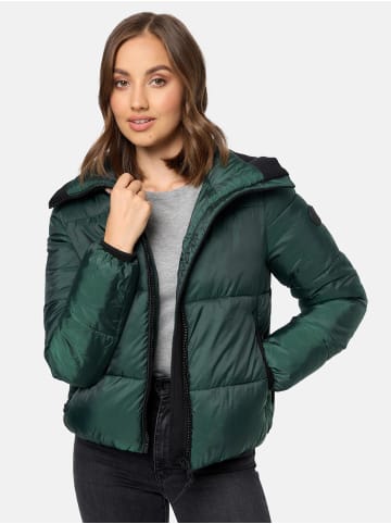 Navahoo Steppjacke Sternschnüppchen in Forest Green