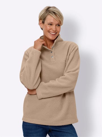 Sieh an! Fleeceshirt in beige