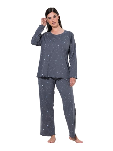 Ulla Popken Pyjama in dunkelgrau