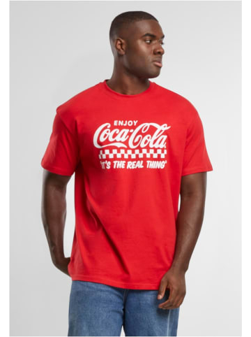 Merchcode T-Shirt "Coca Cola Enjoy Coke Oversize Tee" in Rot