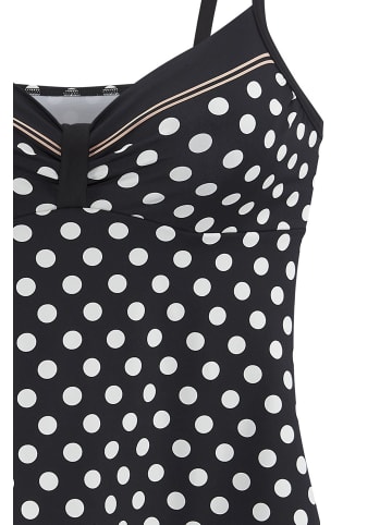 LASCANA Bügel-Tankini in schwarz/creme