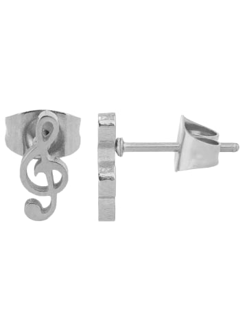 Adeliás Damen Ohrringe – Ohrstecker aus Edelstahl in silber