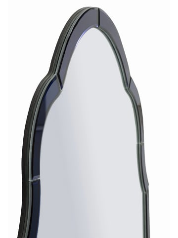 Mauro Ferretti Wandspiegel mit blauem Glasrahmen, 62 x 1 x 100 cm