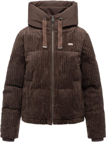 ragwear Cordjacke Riella Cordy Y in Dark Choco