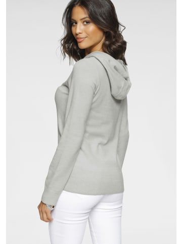 Laura Scott Strickpullover in grau-melange