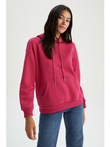 DeFacto Sweatshirt REGULAR FIT in Fuchsia