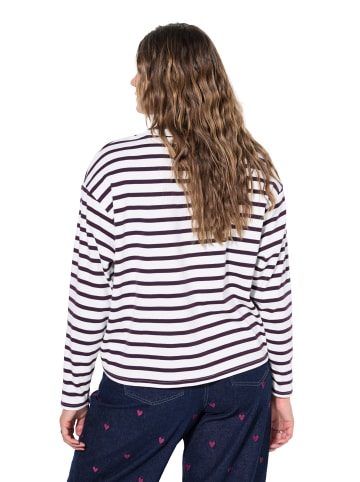 Studio Untold Sweatshirt in brombeere