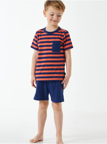 Schiesser Pyjama Boys World Organic Cotton in orange