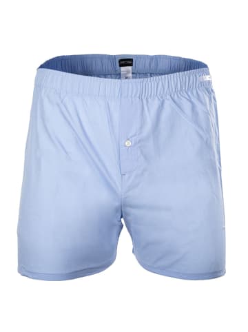 HOM Web-Boxershorts 1er Pack in Hellblau