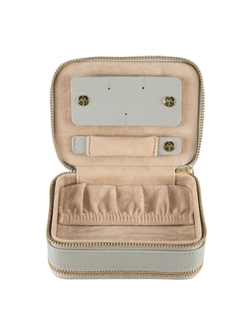 Windrose Aurora Schmuckkasten 13 cm in hellgrau