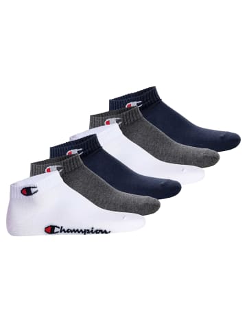Champion Socken 6er Pack in Blau/Weiß/Grau