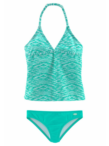 Venice Beach Tankini in mint-weiß