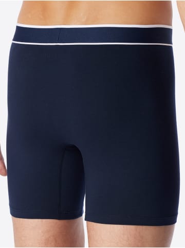 Schiesser Langer Boxer 955 Multi in nachtblau,nachtblau
