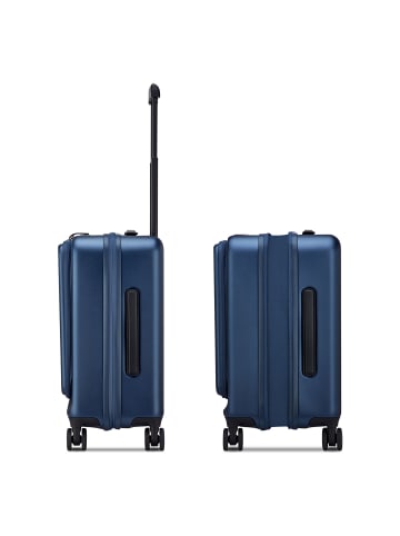 Roncato Florence 4-Rollen Kabinentrolley 55 cm mit Dehnfalte Laptopfach in night blue