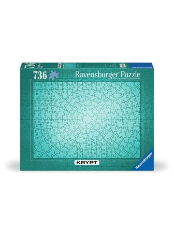 Ravensburger Puzzle 736 Teile Erwachsenenpuzzle 736 Teile - Krypt Metallic Mint 14-99 Jahre in bunt