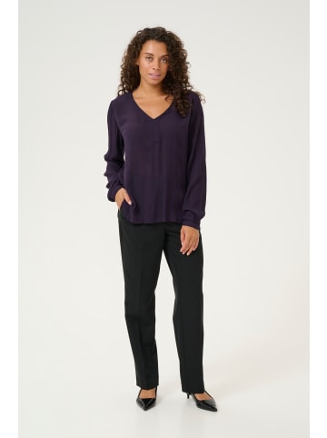 Kaffe Langarm-Bluse Amber in Dawn Purple
