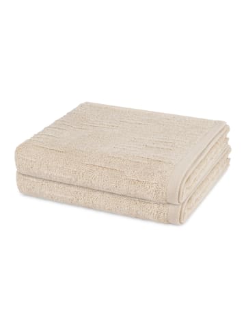 Ross 2 X Duschtuch im Set Premium in Natur