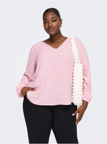 ONLY Carmakoma Bluse in Roseate Spoonbill
