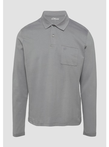 s.Oliver Polo-Shirt in 9500_schiefergrau