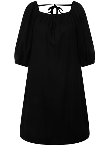 Ulla Popken Midikleid in schwarz