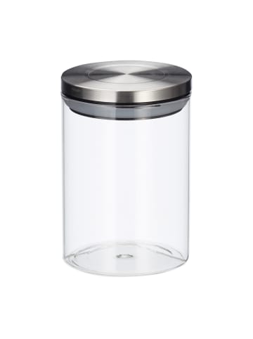 relaxdays 3x Vorratsglas in Transparent - 600 ml