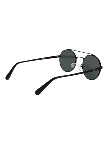Guess Frauen Sonnenbrille Rund Schwarz