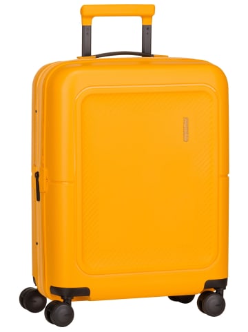 American Tourister Trolley Dashpop Spinner 55 EXP in Golden Yellow