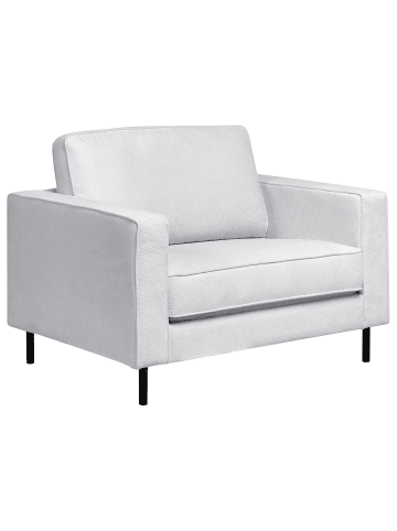 Beliani Sessel SAVALEN in Grau/Schwarz - (W) 117 x (H) 87 x (L) 91 cm