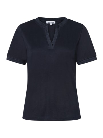 More & More stylishes Kurzarmshirt in marine